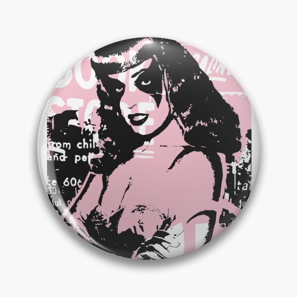 Bettie Page Pins and Buttons for Sale