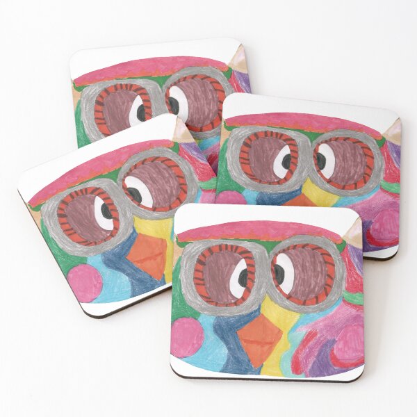 Item preview, colorful  owl designed and sold by Elison-Dad.