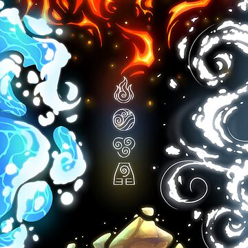 Artwork thumbnail, Four Elements of Avatar by ReaxHm