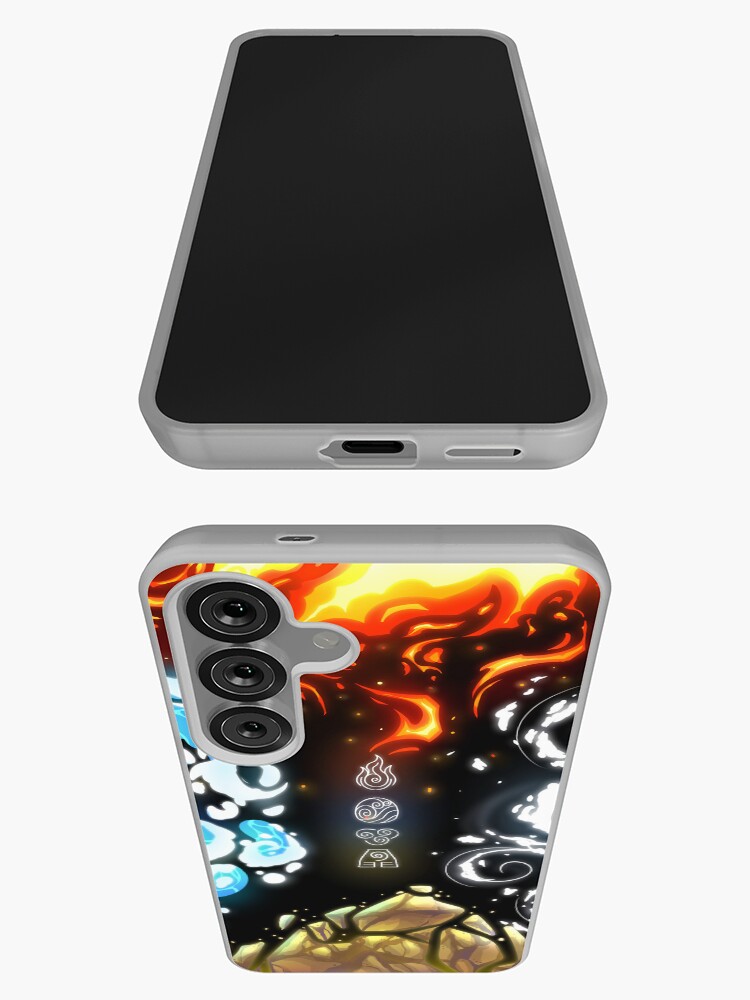 Thumbnail 3 of 4, Samsung Galaxy Phone Case, Four Elements of Avatar designed and sold by ReaxHm.
