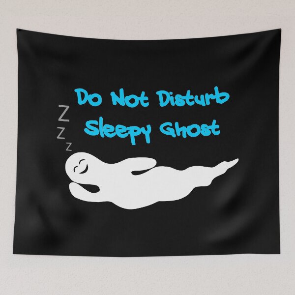 Item preview, Snoozing Sleepy Ghost designed and sold by HalloweenThings.