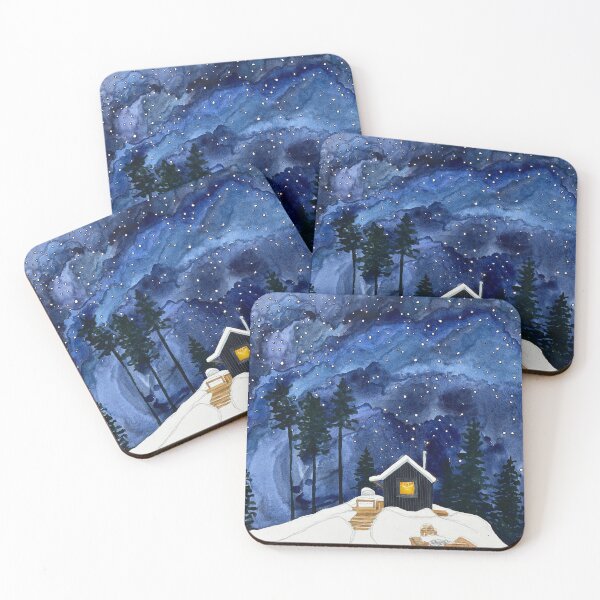 Item preview, Winter Solstice Cabin designed and sold by Anna Lowenthal Walsh.