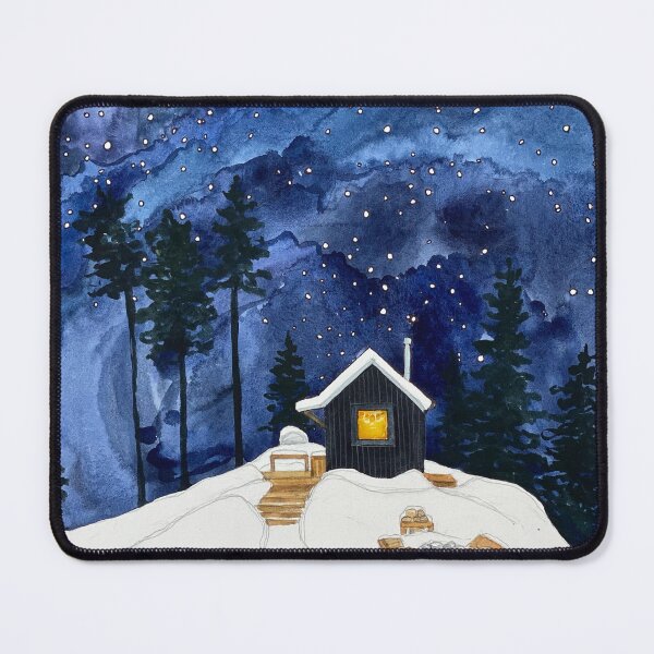Item preview, Winter Solstice Cabin designed and sold by Anna Lowenthal Walsh.