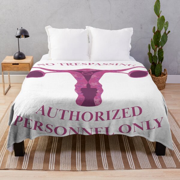 Item preview, No Trespassing: Pro-Choice (pink) designed and sold by Patricia Sobral.