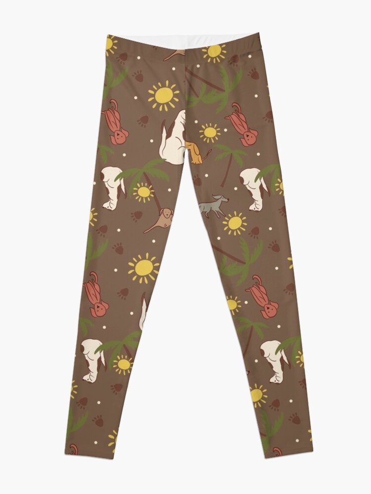 Alternate view of Beach Puppies - Brown Leggings