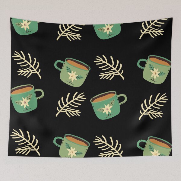 Item preview, Christmas Hot Chocolate Pattern,Hot Cocoa Pattern designed and sold by antevasinart.