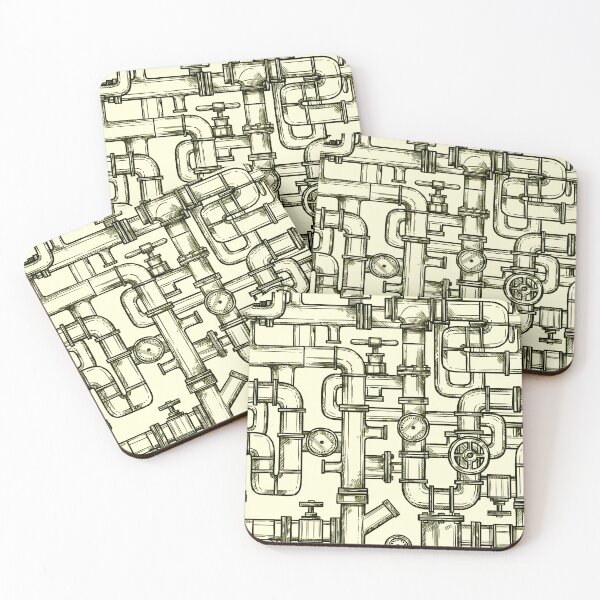 Item preview, Yellow Pipe Pattern designed and sold by Art-by-Geoff.