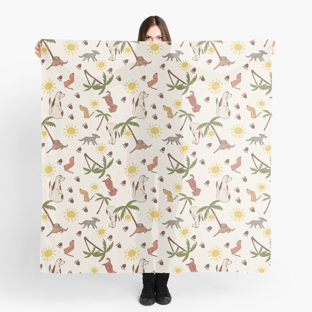 Beach Puppies - Cream Scarf