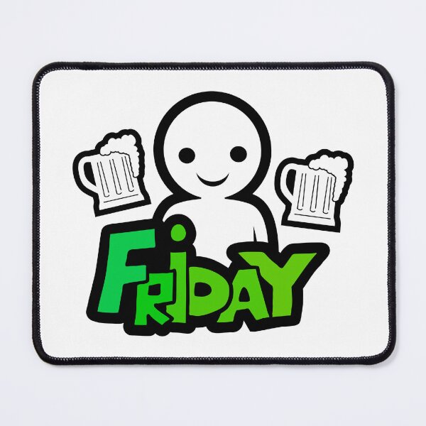 Item preview, i love Friday funny meme design novelty designed and sold by Meme World.