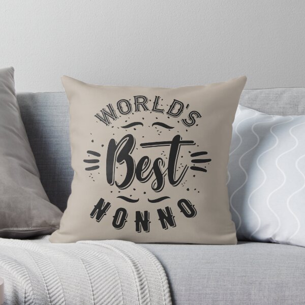 Best Nonno Throw Pillow