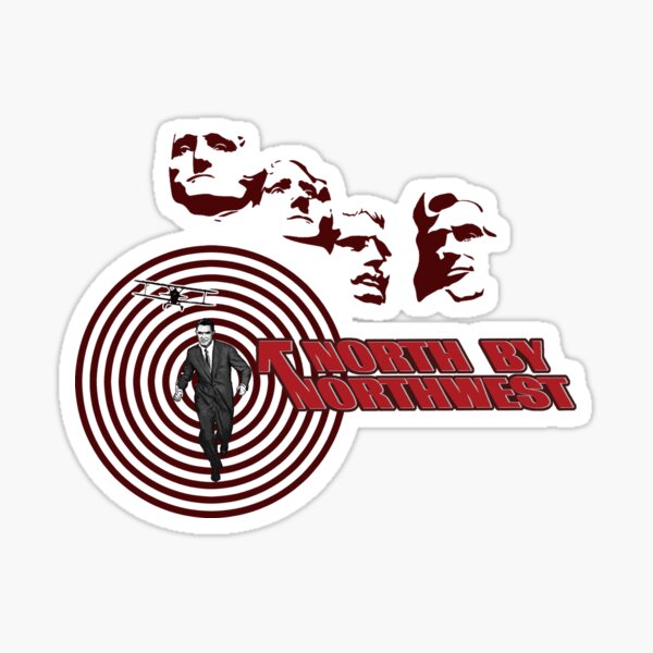North by Northwest Sticker