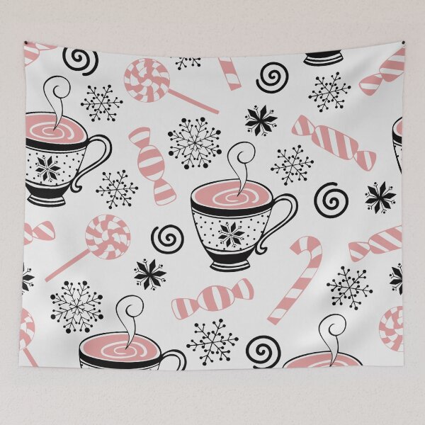 Item preview, Christmas Hot Chocolate Pattern,Hot Cocoa Pattern designed and sold by antevasinart.