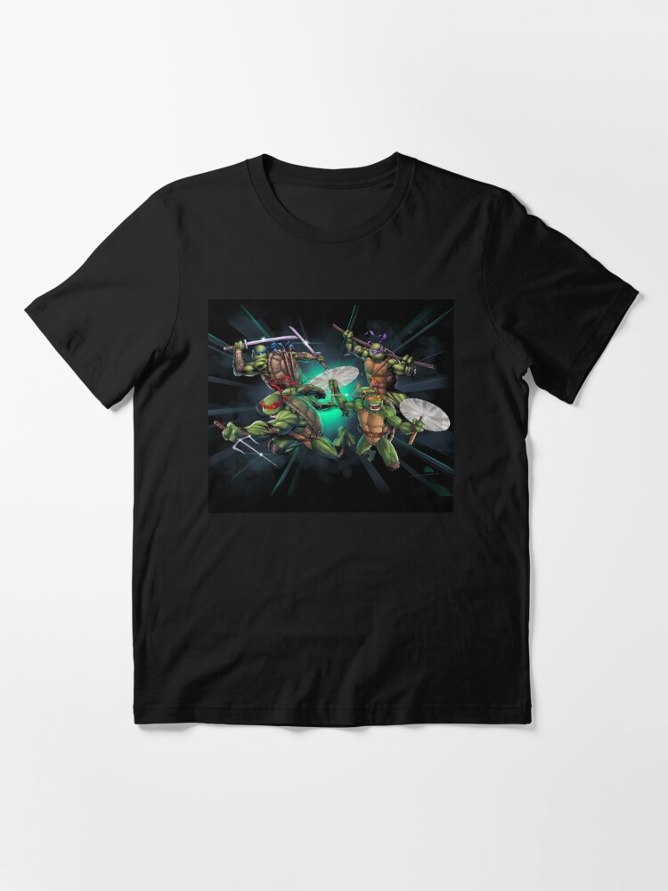 TMNT Teenage Mutant Ninja Turtles Unisex Adult Canvas Brand T Shirt 