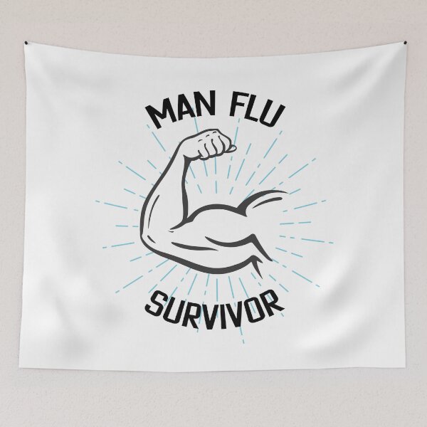 Item preview, Man Flu SURVIVOR designed and sold by Gibbonzo.