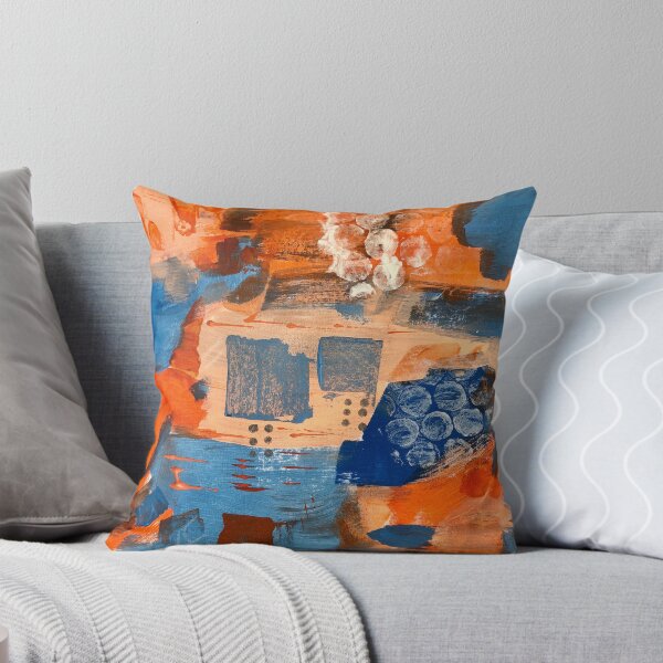 Artikel-Vorschau von Abstraktes Orange und Blau #2, designt und verkauft von villageschool.