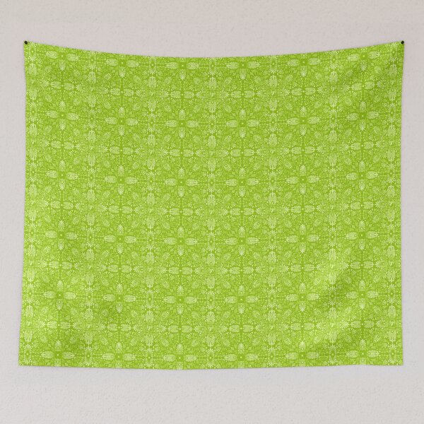Item preview, LIme Green Greek Flower pattern designed and sold by Art-by-Geoff.
