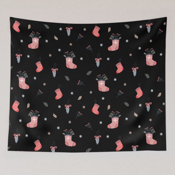 Item preview, Christmas Stocking Pattern, Christmas Candle Pattern designed and sold by antevasinart.