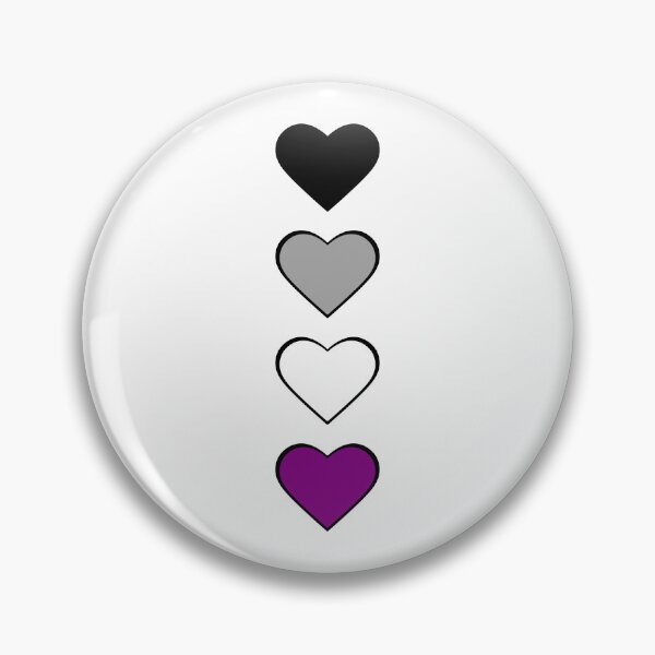 Item preview, Asexual Pride Flag Hearts designed and sold by Creations-By-Em.