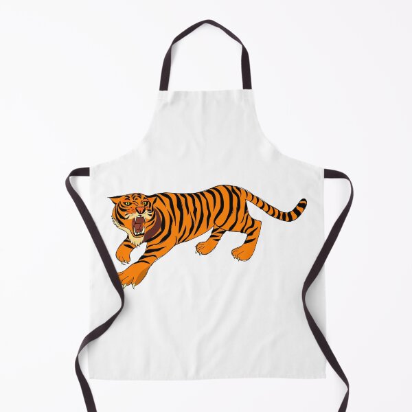 Item preview, Beautiful Graphic Drawing Of Bright Orange Roaring Tiger designed and sold by CreativeCranium.