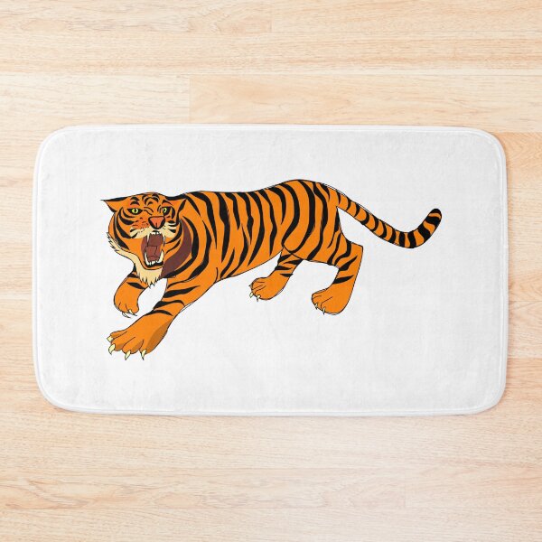 Item preview, Beautiful Graphic Drawing Of Bright Orange Roaring Tiger designed and sold by CreativeCranium.