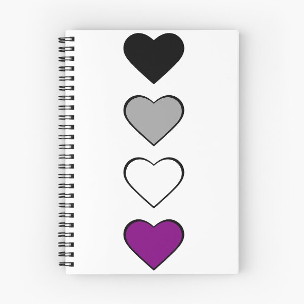 Item preview, Asexual Pride Flag Hearts designed and sold by Creations-By-Em.