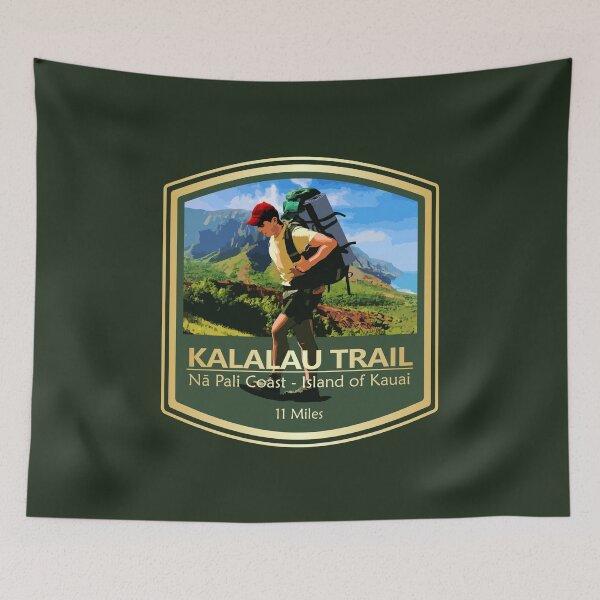Item preview, Kalalau Trail (PF) designed and sold by curranmorgan.