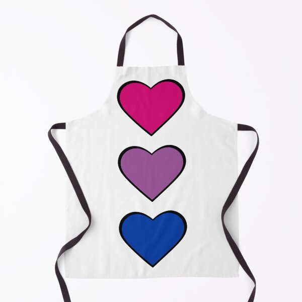 Item preview, Bisexual Pride Flag Hearts designed and sold by Creations-By-Em.