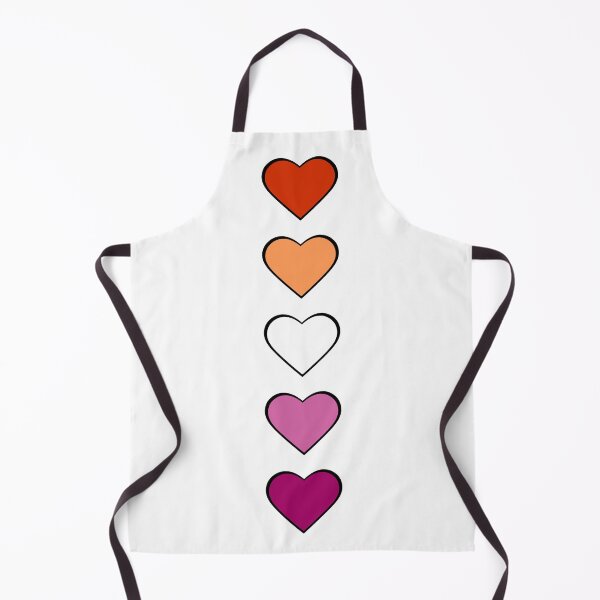 Item preview, Lesbian Pride Flag Hearts designed and sold by Creations-By-Em.