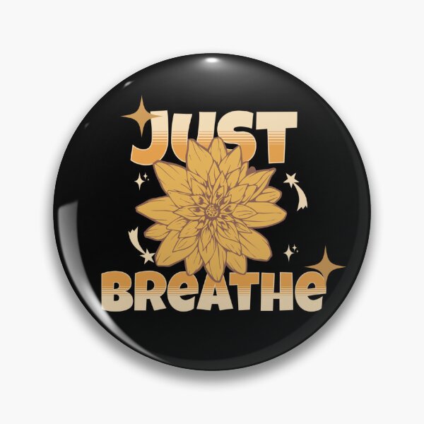 Item preview, Fall colors Motivational Slogan "Just Breathe", Inspirational and motivational slogan designed and sold by TempestStory.