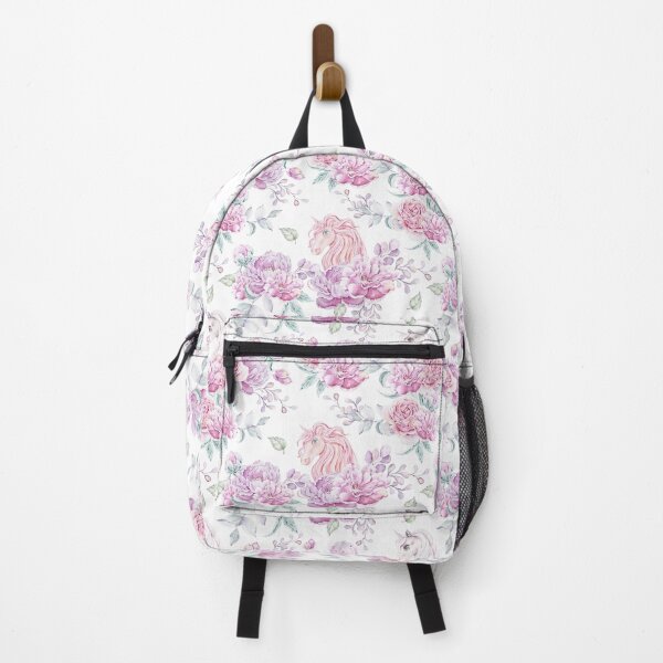 Item preview, Watercolor hand painted cute floral unicorn digital painting, repeat pattern designed and sold by tiana-geo.