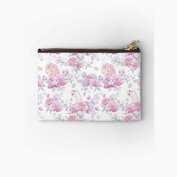 Item preview, Watercolor hand painted cute floral unicorn digital painting, repeat pattern designed and sold by tiana-geo.