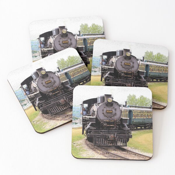 Item preview, Heritage Steam Engine with Carriages Coaches,  Steam Train Railroad Railway designed and sold by TheTrainRoom.