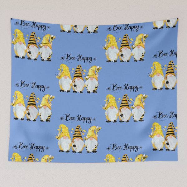 Item preview, Bee Happy Bee Gnome Spring  designed and sold by MargretJung.