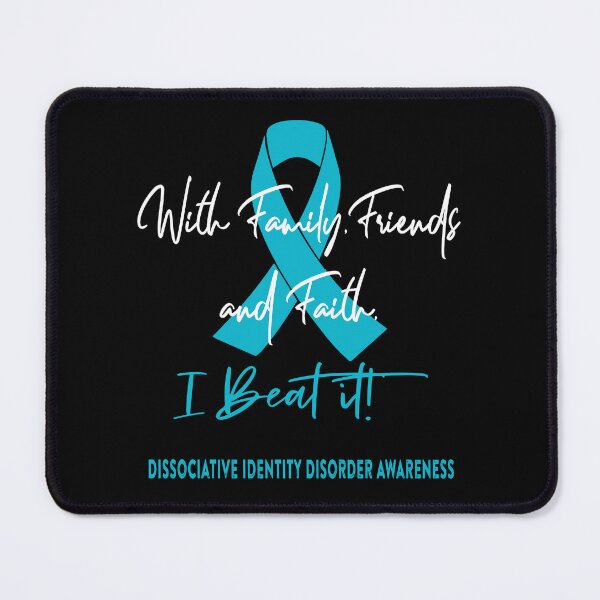 Item preview, Dissociative Identity Disorder Warrior - With Family, Friends, and Faith - I BEAT IT! designed and sold by Robbsyn.