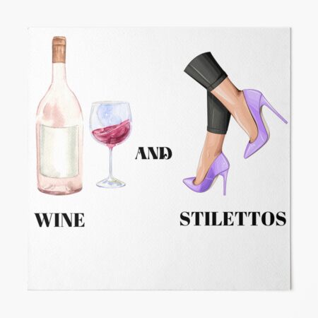 Wine stilettos shop