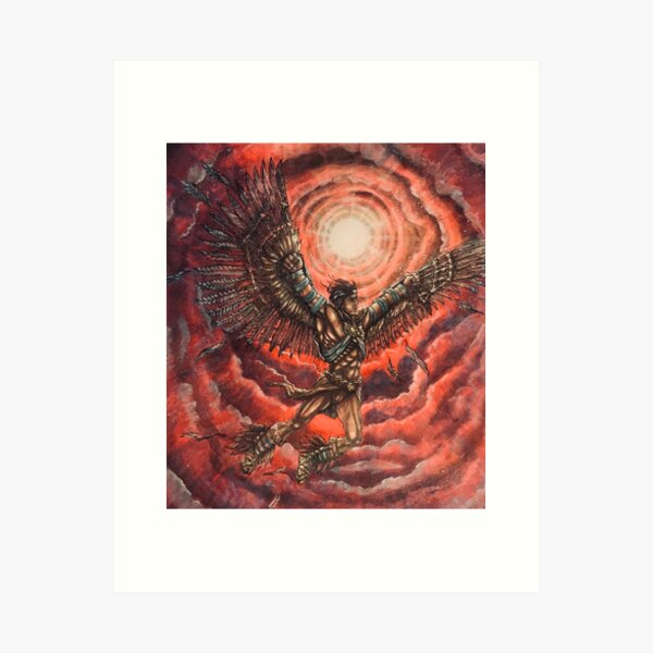 Man's Dream of Flight Art Print