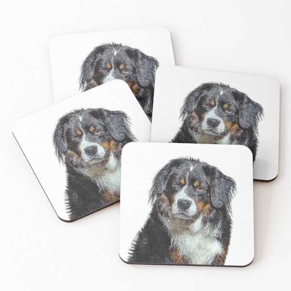 Item preview, Very Smart Good Looker, Bernese Mountain Dog - Custom Pet Portrait Art Studio designed and sold by Custom Pet Portrait Art Studio.