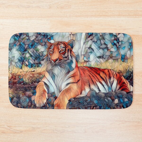 Item preview, Majestic Tiger Artwork Produced With Prismatic Art Design designed and sold by CreativeCranium.