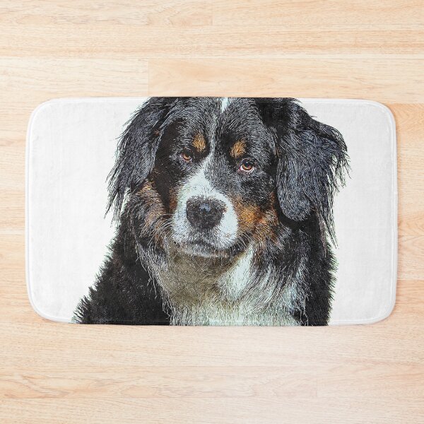 Item preview, Very Smart Good Looker, Bernese Mountain Dog - Custom Pet Portrait Art Studio designed and sold by Custom Pet Portrait Art Studio.