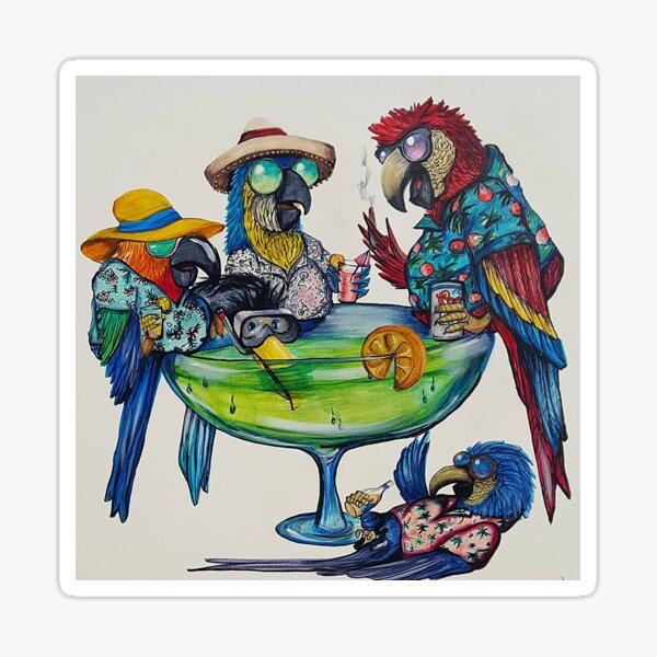 Welcome to Parrotise Sticker