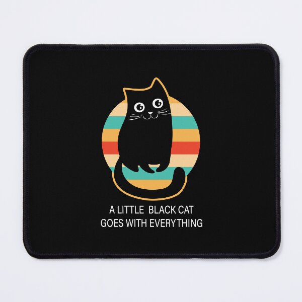 Item preview, A little black cat goes with everything designed and sold by Noha Applied- Arts.