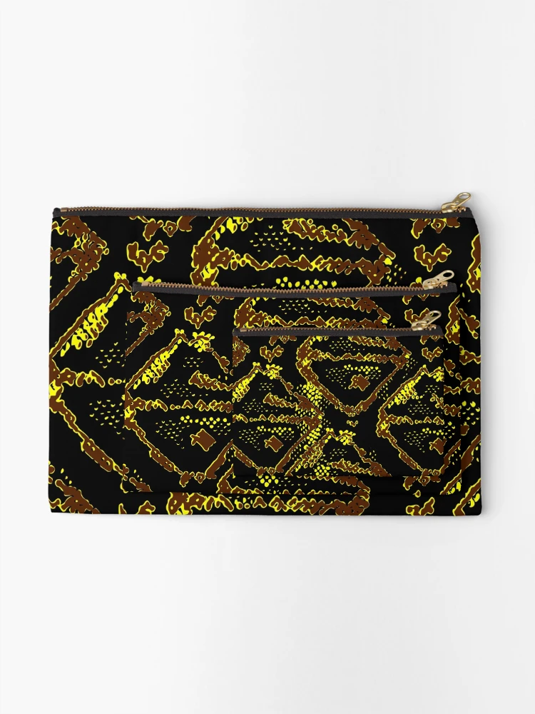 Thumbnail 2 of 4, Zipper Pouch, Python Skin Design designed and sold by DesignFantazia.