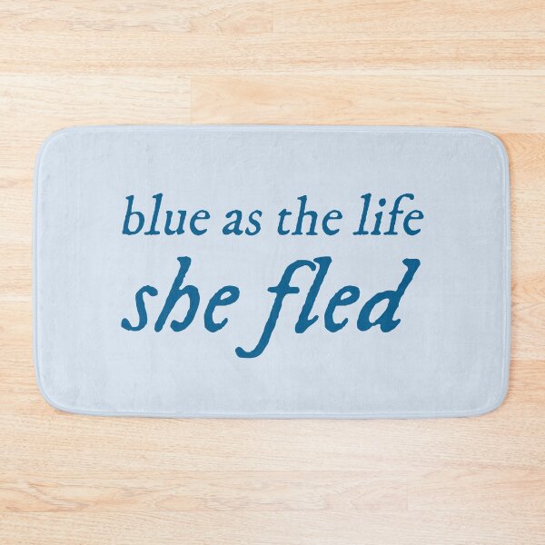 Item preview, blue as the life she fled - Carolina quote designed and sold by maitenac.