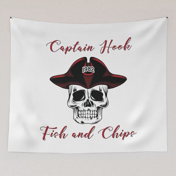Artikelvorschau, Kapitän Hook Fish and Chips entworfen und verkauft von Gibbonzo.