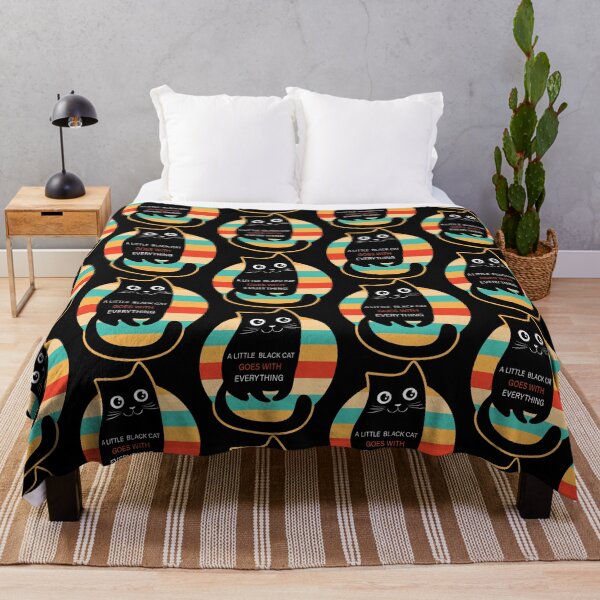 Item preview, A little black cat goes with everything designed and sold by Noha Applied- Arts.