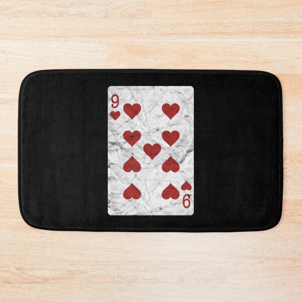 Item preview, Playing Cards 9 of Hearts (distressed design) designed and sold by siggyspatsky.