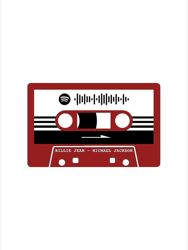 Billie Jean Spotify Scan Code Cassette Poster For Sale By Campbell billie-jean-spotify-scan-code-cassette-poster-for-sale-by-campbell