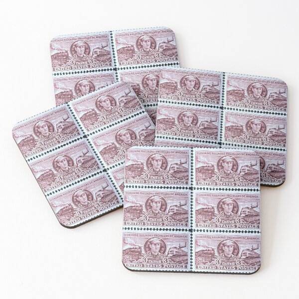 Item preview, Honoring Railroad Engineers of America USA Vintage Postage Stamp designed and sold by Factory57.