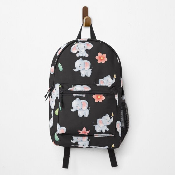 Item preview, Cute Cartoon Baby Elephant with Flowers designed and sold by silviaol.