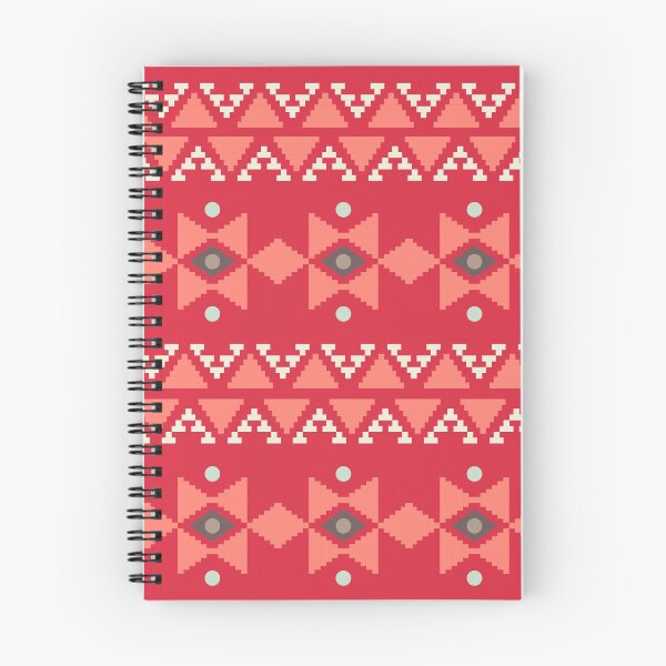 Item preview, Geometric Triangles Compilation in Rose Gold and Red - Multicolor Boho Motif designed and sold by Yeldiz.